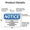 Signmission No Loitering In The Building Lobby You Are OSHA Notice Sign, Aluminum, 14in W x 10in L, 2PK OS-2PACK-NS-A-1014-L-14687 - alternate 7